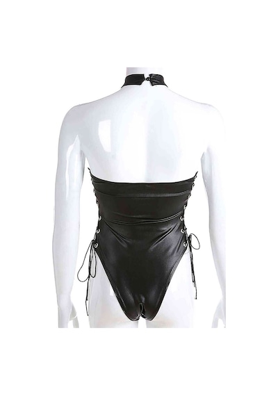 Mentra Online Özel Tasarım Yanları Kuş Gözlü Yandan Bağlamalı Şık Babydoll Sarı