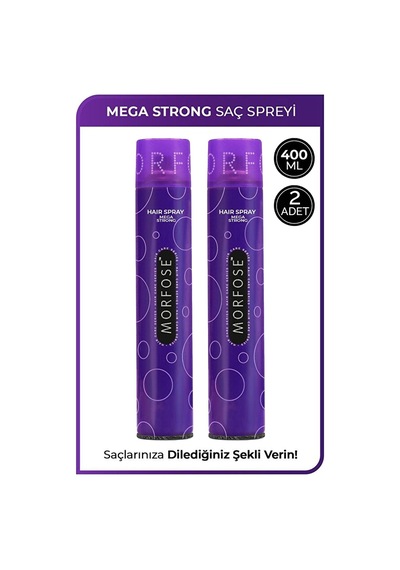 Morfose Mega Strong Saç Spreyi 400 Ml Adet