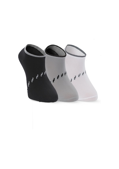 Slazenger Jara 3 Lü Erkek Siyah / Gri Çorap Siyah / Gri