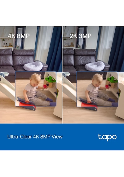 Tapo C250 4k İç Mekan Aı Ev Güvenlik Wi-fi Kamerası