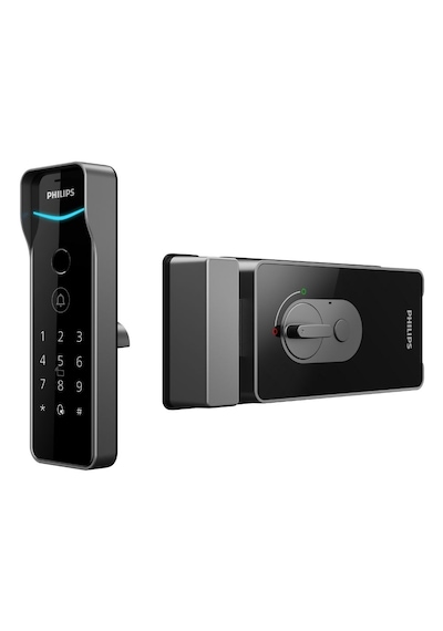 Philips Akıllı Kilit Ddl505-5hbs, Suya Ve Sıkaklığa Dayanıklı Siyah