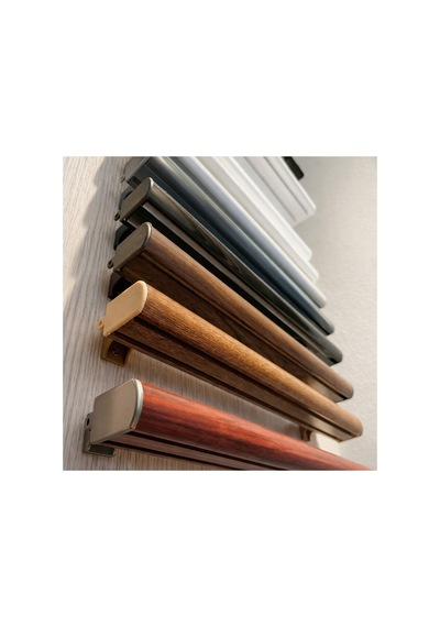 Beyaz Dekoratif Ray Alüminyum 2 Kanallı Dekoratif Metal Perde Kornişi Beyaz220cm - 853503874 Beyaz220cm