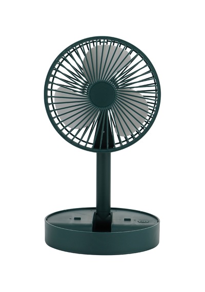 Şarjlı Teleskopik Masaüstü Vantilatör Katlanabilir Taşınabilir Mini Fan