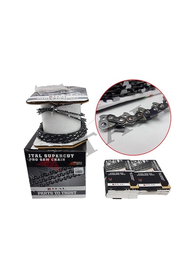 Ital Pro 3/8 91-1.3mm 100feet 820diş Yuvarlak Top Zincir