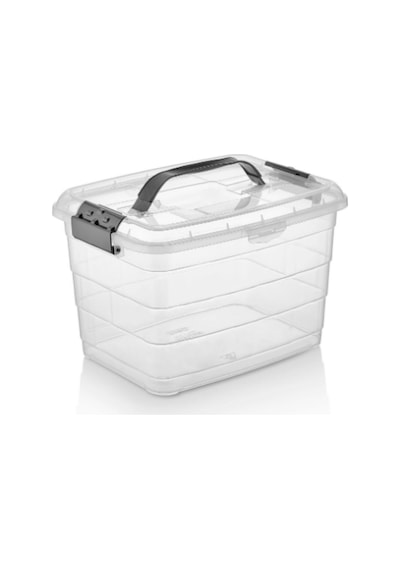 Şeffaf Tetris Kulplu Taşıma Kabı-2 8,5lt - Br1107 92