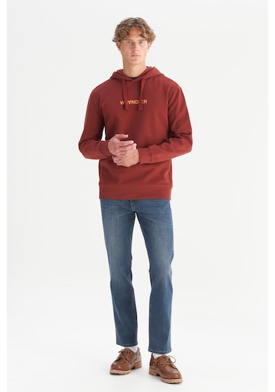 Wrangler Erkek Big Logo Sweatshirt Wine Çok Renkli
