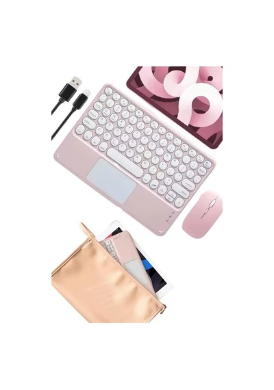 Lb Bluetooth Touchpad Klavye Ultra İnce Taşınabilir Q Klavye Yeni Nesil