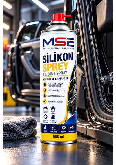 Profesyonel Silikon Sprey 500 Ml Hacim Full Dolu 1 Adet