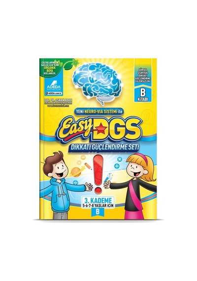 Easy Dikkati Güçlendirme Seti 5- 8 Yaş B Kitapçığı -  Osman Abalı
