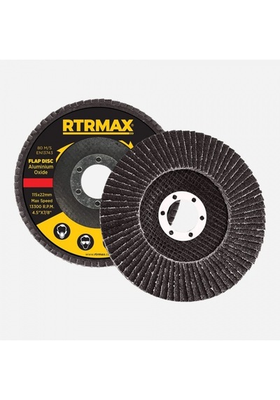 Rtrmax Flap Disk Zımpara 115-40 Kum Alüminyum Oksit Rdf11540