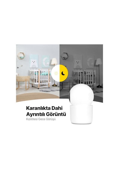 Ttec 2agk04 Wizi Pro 2 Full Hd 360 Tak Çalıştır Wi-fi Akıllı Kamera