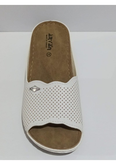Aryan 38-758 Anatomic Kadın Comfort Terlik Beyaz