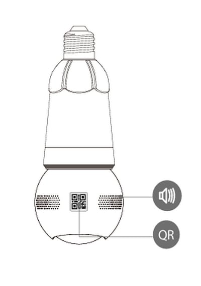 Imou 5 Mp Kablosuz Ampul Kamera Bulb Cam Ipc-s6dp-5m0web
