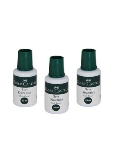 Faber Castell Sıvı Düzeltici 20 Ml 3 Adet