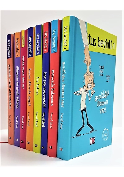 Tuş Beyinli Seti 8 Kitap - Yusuf Asal - Genç Nesil Yayınları