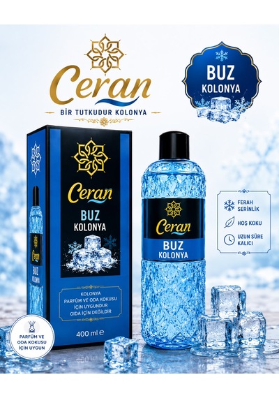 Mavi Buz Kolonyası 400 Ml Kutulu