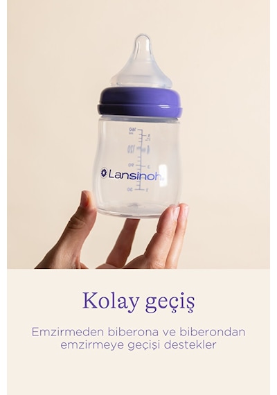 Lansinoh® NaturalWave® 2'li Biberon Emziği Orta Akışlı (3 Ay+)