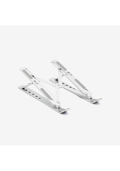 Lexroo Laptop Standı Katlanabilir Çok Fonksiyonlu Metal Silver