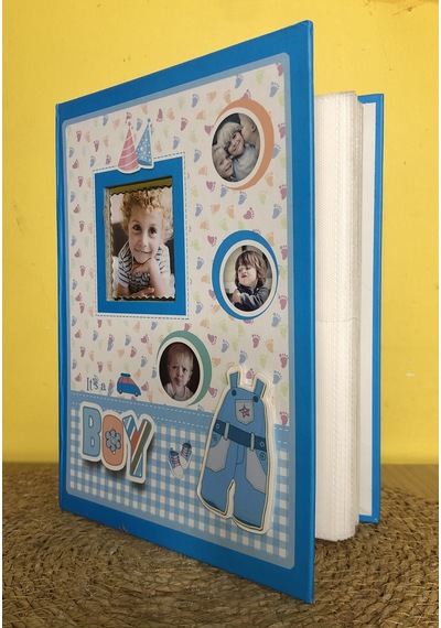 Aledo 10x15cm 200lük Bebek Fotoğraf Albümü Acr-pp46200-3 Mavi