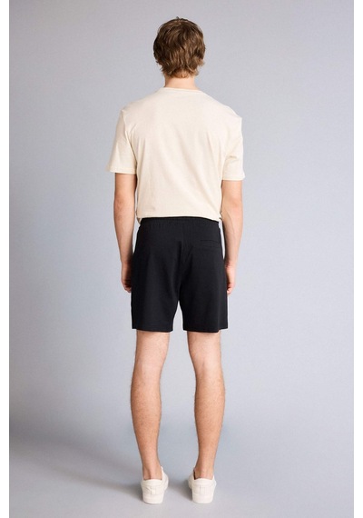 DeFacto Slim Fit Dar Kesim Dar Paça Basic Düz Şort B8674AX24SMBK81