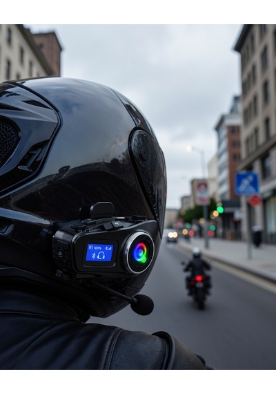 Kask Kulaklığı Lcd Ekranlı Bluetooth 5.3 Uczzzq58intercom-4