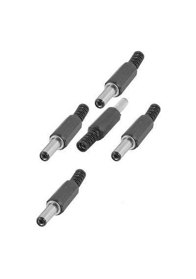 Buharaelektronik 5 Adet 2.1mm Uzun Dc Power Jack Erkek Jak