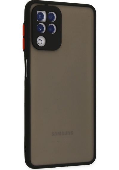 Ilkeshop Newface Samsung Galaxy Uyumlu A22 Kılıf Montreal Silikon Kapak - Siyah