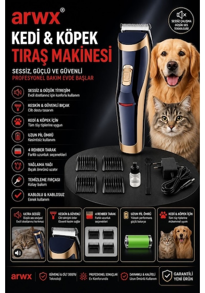 Kedi Köpek Kambur Tıraş Makinesi Kalitenin Adresi