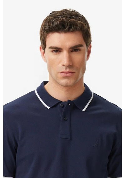 Nautica Erkek Lacivert Regular Fit Polo Yaka T-shirt-14496