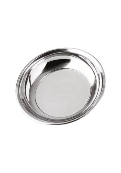 Çelik Yemek Tabağı 20 Cm Paslanmaz Çelik Tabak Gümüş