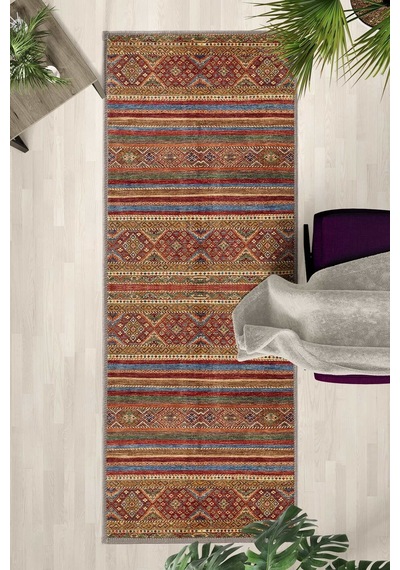 Yıkanabilir Yolluk 127 Çok Renkli