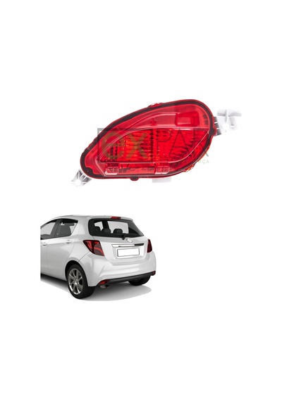 Toyota Yaris Sol Arka Sis Lambası 2014 - 2017 Yaris Arka Sis Lambası Duysuz