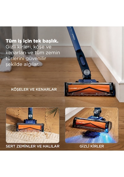 Shark IA3241EUT PowerDetect Speed Clean & Empty Auto Empty Sistemli Pet Başlıklı Şarjlı Dikey Süpürge