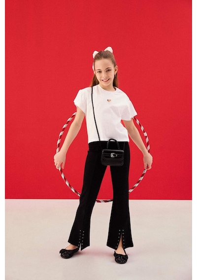 Defacto Standart Boy Tayt Kız Çocuk H1980a826smbk81 Siyah-bk81