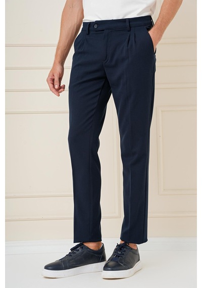 Efor P 1164 Slim Fit Lacivert Klasik Pantolon Lacivert