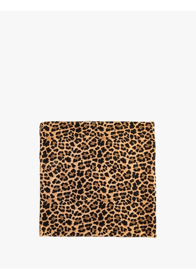 Koton Kare Leopar Şal Bej 6wak50092aa Ekru