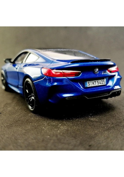 Kinsmart Bmw M8 Competition Coupe 1:38 Mavi Çek Bırak Model Araba