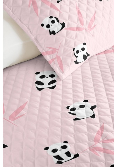 Evimde Bambaşka Pembe Panda Kız Çocuk Pike Takımı-sevimli Bambulu Siyah Beyaz Bebek Odası Yatak Örtüsü-160x220 CM Evimde Bambaşka Pembe Panda Kız Çocuk Pike Takımı-sevimli Bambulu Siyah Beyaz Bebek Odası Yatak Örtüsü-160x220 CM