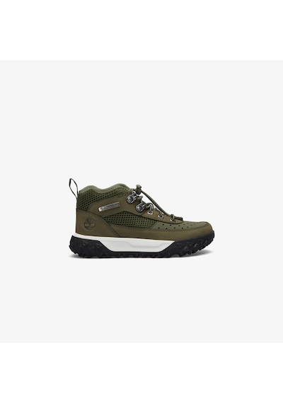Timberland Greenstride Motion 6 Mid Lace Up Çocuk Yeşil Outdoor Ayakkabı Düz Tb0a67ava581 Yeşil