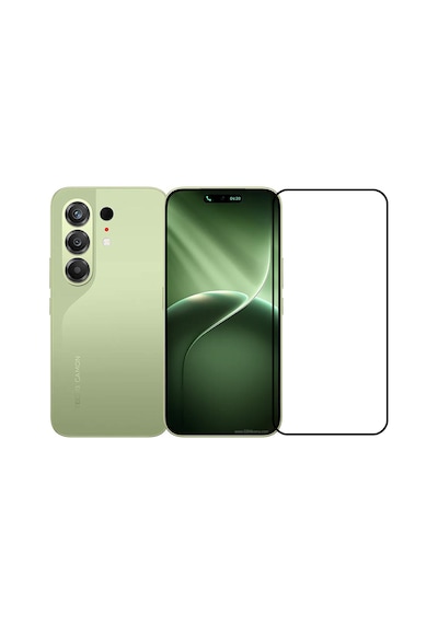Microcase Tekno Camon 50 İle Uyumlu Tam Kaplayan Çerçeveli Tempered Ekran Koruyucu -al3276