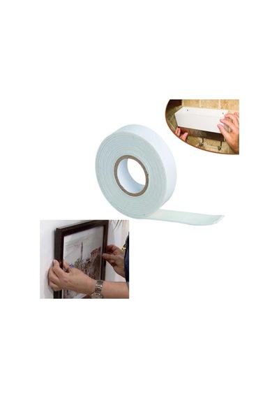 Tr Çift Taraflı Köpük Bant Tablo Yapıştırma Bandı 25mm X 2 Mt Tek Ebat