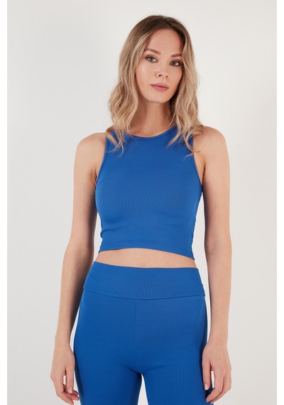 Lela Fitilli Super Crop Örme Bayan Atlet 5865554 Saks