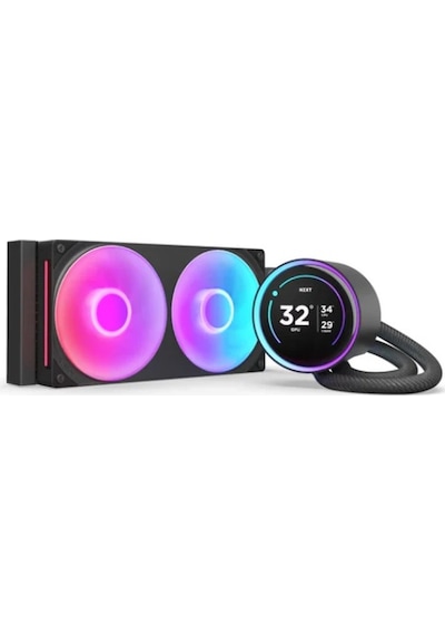 Nzxt Kraken Elite Rgb Black Ips Lcd 240 Mm Intel 1700p/1851p -amd Uyumlu Sıvı Soğutucu