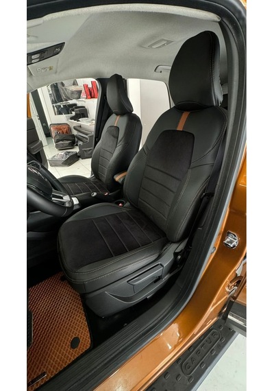 Renault Captur 2021 2024 Arası Uyumlu Arka Sırt 2 1 Oto Koltuk Kılıfı