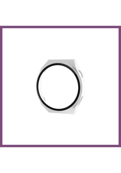 Twin Store Huawei Watch Gt3 Pro 43mm Dota Camlı Kasa Ekran Koruyucu - Uzay Grisi Bzstwın