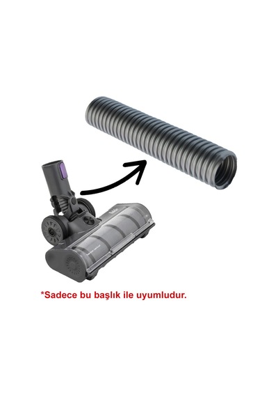 Süpürge Emici Başlık Ara Hortum, Fakir Inovator 6065, Inovator X 7269, Inovator X 7272 İle Uyumlu