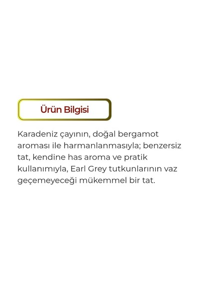 Esvet Bergamot Aromalı Demlik Poşet Çay 50 X 10 Gx5 Adet
