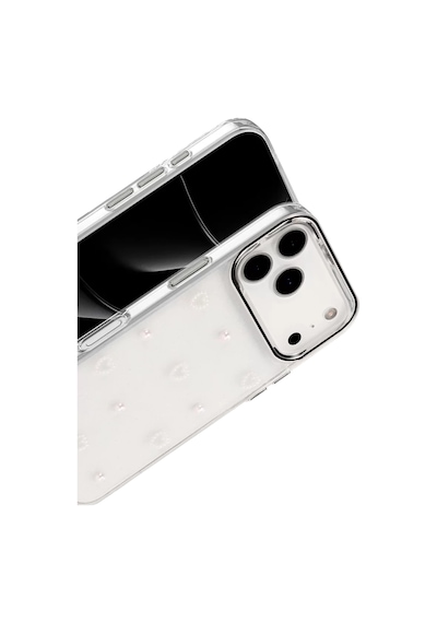 Newface Apple İphone 17 Pro Fiyonk Desenli Kapak - Desen 10 Şeffaf