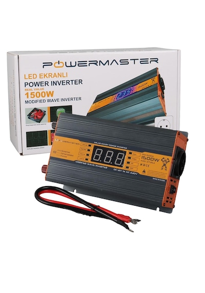 Powermaster 12 V Volt 1500 W Watt Modifiye Sinüs İnverter