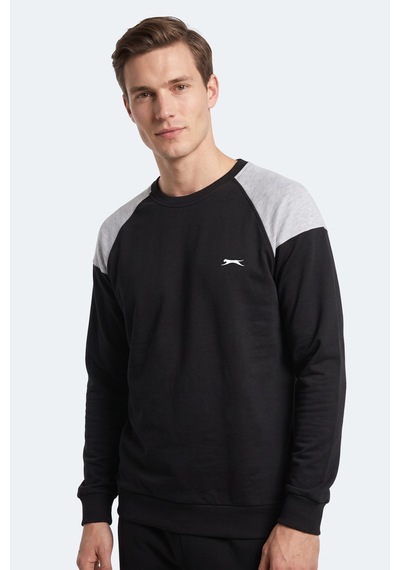Slazenger Made Siyah Erkek Sweatshirt